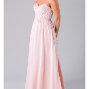 Light pink formal maxi